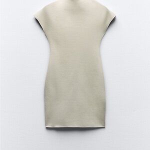 NWT Zara - Mini Dress in Grey - Size S